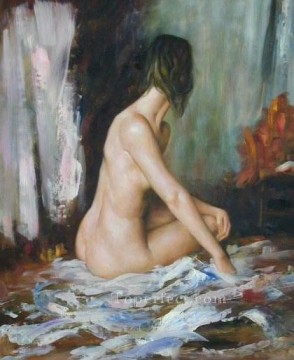 Impressionist Nude Painting - nd020eD impressionism female nude